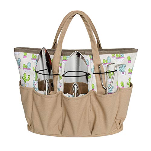 Suny Smiling Garten-Handwerkzeug-Tasche, Gartengeschenke für Frauen, Garten-Werkzeug-Halter, Tragetasche, strapazierfähig für Werkzeug-Set, drinnen und draußen, Organizer #4323 Cover