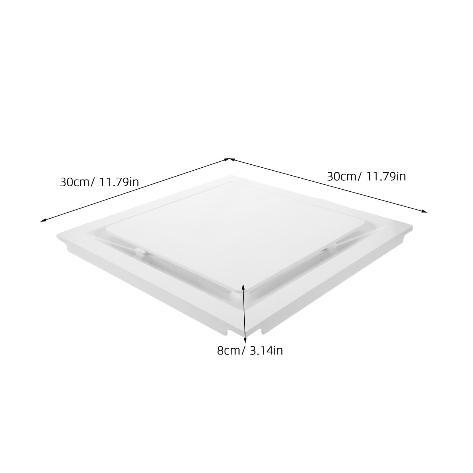 UKCOCO Griglia di Ventilazione per Aria Condizionata Centrale Regolabile Fk100-k Bianca, Diffusore a Soffitto per Presa D’aria, Copertura di Uscita Aria per Migliorare la Circolazione