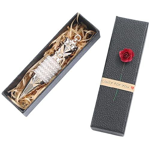 Diamond Painting Nib Point Drill Pen 5D Diy Diamond Painting Point Drill Pen Tool Kit With 6 Replacement Nibs For Diy Painting Crafts, Rotating To Hide Tip, Premium Gift Box Packaging (Rose Gold) #TOP4