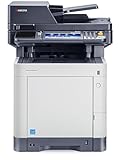Contenu de la livraison : imprimante laser Kyocera ECOSYS M6535cidn/KL3, câble d'alimentation, toner, CD-ROM (logiciel et manuel), guide d'installation rapide