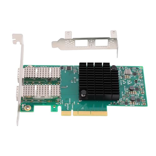 Dual Port Server Network Card, 10Gbps High Speed, Low Latency, MCX4121A XCAT, PCIe x8, Network Adapter with Short Bracket, for Desktop miniatura 1
