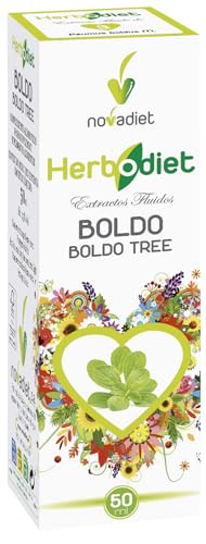 Novadiet - HERBODIET EXTRACTO DE BOLDO 50 ML con Peumus Boldus Molina - Complemento Alimenticio Para...