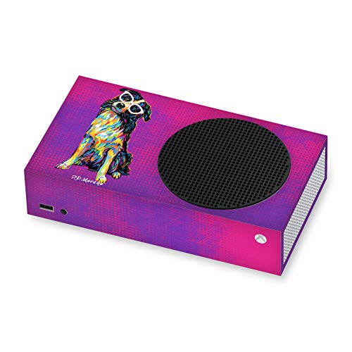 Autocollant Xbox Series S vinyle Border Collie protection anti-rayures