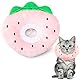 Verstellbare Katzen Halsband, bequemes Halskrause Katze, Weich Schutzkragen Katze Wundheilungs-Schutzkegel Anti Biss Safety Schützender Kragen für Haustiere Katzen Hunde Welpen Kätzchen