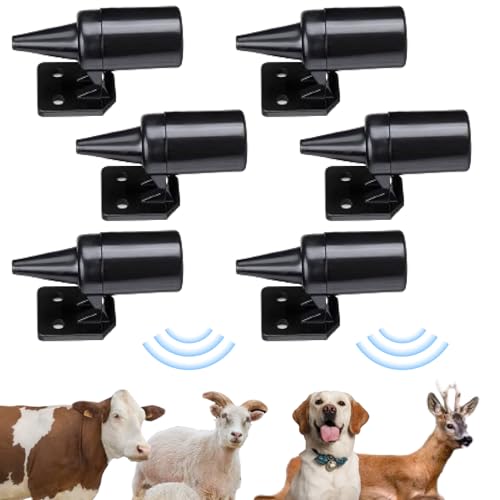 Hugwish 6pcs sifflet ultrason anti gibier, sifflet anti gibier pour voiture, repulsif sanglier, Effective Ultrasound for Roadside Animals