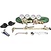Klutch Medium-Duty Cutting and Welding Outfit - Oxyacetylene Victor-Style, 11-Piece Set