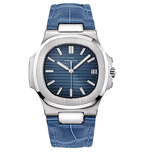 TIME WARRIOR LGXIGE 2019 Quartz Luxury Elegant Watches, Watch for Men Leather Strap Analog Wrist Watches Patek Style