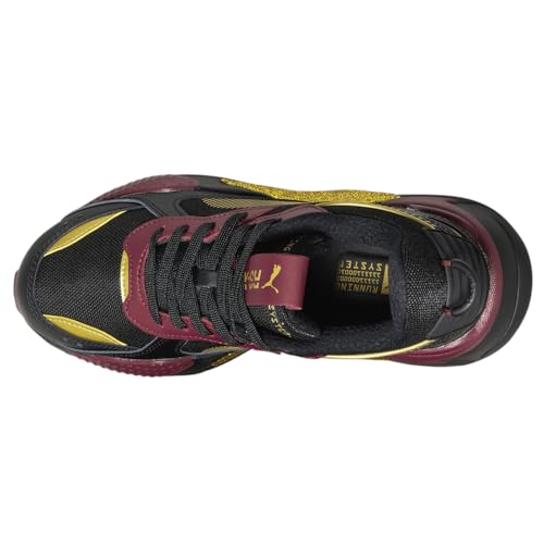 PUMA Womens Rs-X Glitz Glitter Lace Up Sneakers Shoes Casual - Black - Size 6 M4