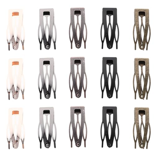 WOFASHPURET Snap Hair Clips for Women and Girls Metal Hairpins 1.77 Inch Non-Slip Hair Accessories for Everyday Styling and Secure Hold Set of 40