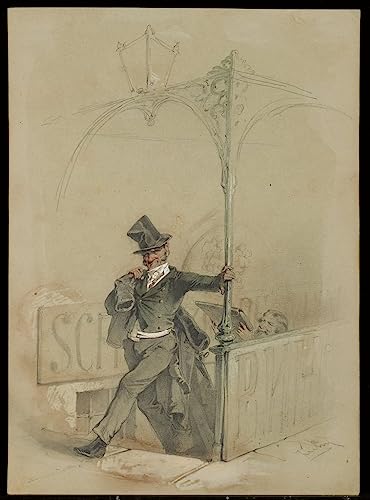 Tableau le fêtard absent d'esprit de Mihaly Von Zichy pour décoration murale de salon chic