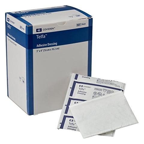 TELFA "Ouchless" Adhesive Dressings 3" x 4", Box (7643BX) Cover