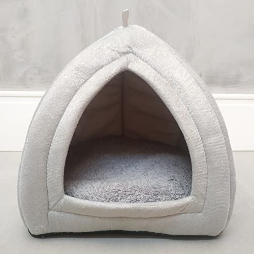 Casinha Cama Pet Macia Gatos Cães Toca Casa Grande Iglu (Grande)