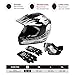 TCT-MOTORPARTS Black Skull Boy DOT Kids Youth Motocross Helmets ATV Off-Road Dirt Bike Motorcycle Full Face Helmet+Gloves+Goggles Small