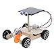 VICASKY Holzbausatz Kinder Elektronik Bausatz Solarauto Selber Bauen Projekte Stemmen Solarbetriebenes Auto Elektronik-Kit 3D-Puzzle-Spielzeug Holz Elektroauto Montage Modell
