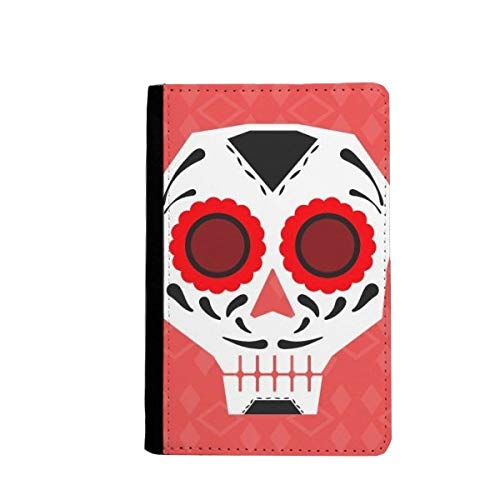 Porte-passeport motif tête de mort Mexique étui élégant haute qualité