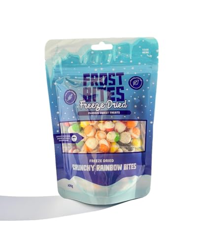 Freeze Dried Candy 100g Rainbow Bites | Freeze Dried Skittles | TikTok gift | Kids craze | Crunchy Sweets for an enhanced flavour