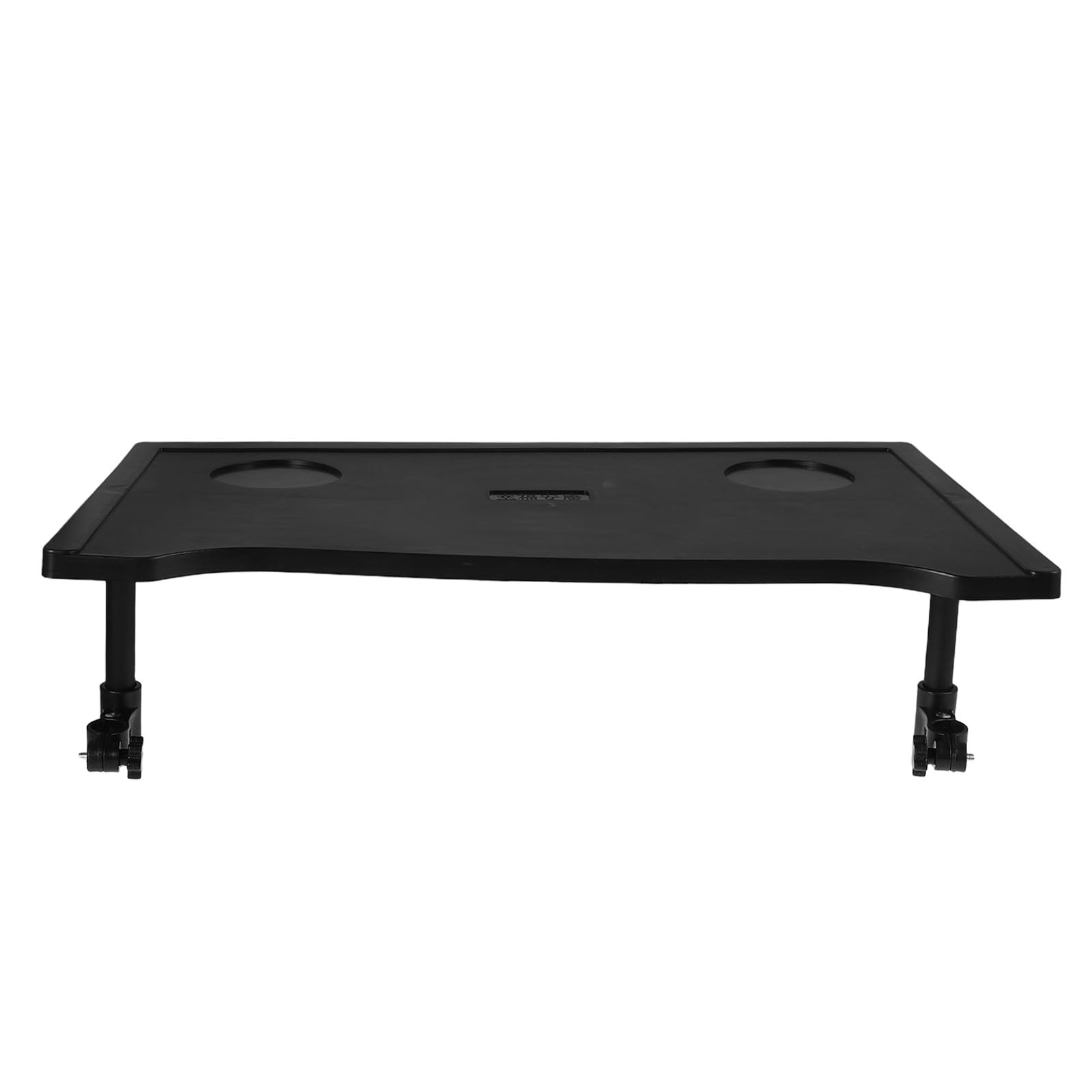 Tavolo Pieghevole con Superficie Comoda in Plastica Nera per Sedia a Rotelle Leggero e Portatile per Pranzi Indoor e Outdoor per Adulti