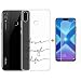 Produktbild MISSDU kompatibel mit Hülle Huawei Honor 8X Hülle Case + 2*Panzerglas, Transparent Ultradünn TPU Schutzhülle Flexibel Silikon Cover Handyhülle -Brief