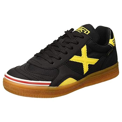 Munich Gresca Kid 02 S, Zapatillas de Deporte Hombre, Negro (Negro/Amarillo 606), 38 EU
