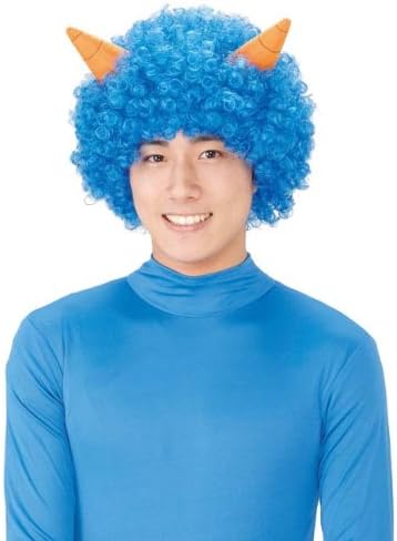 Amazon 鬼さんヘアー 青 コスプレ 仮装 通販