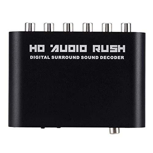 Digital 5.1 decodificador de áudio conversor, de hd estéreo digital, dts/ac3 notebook definição