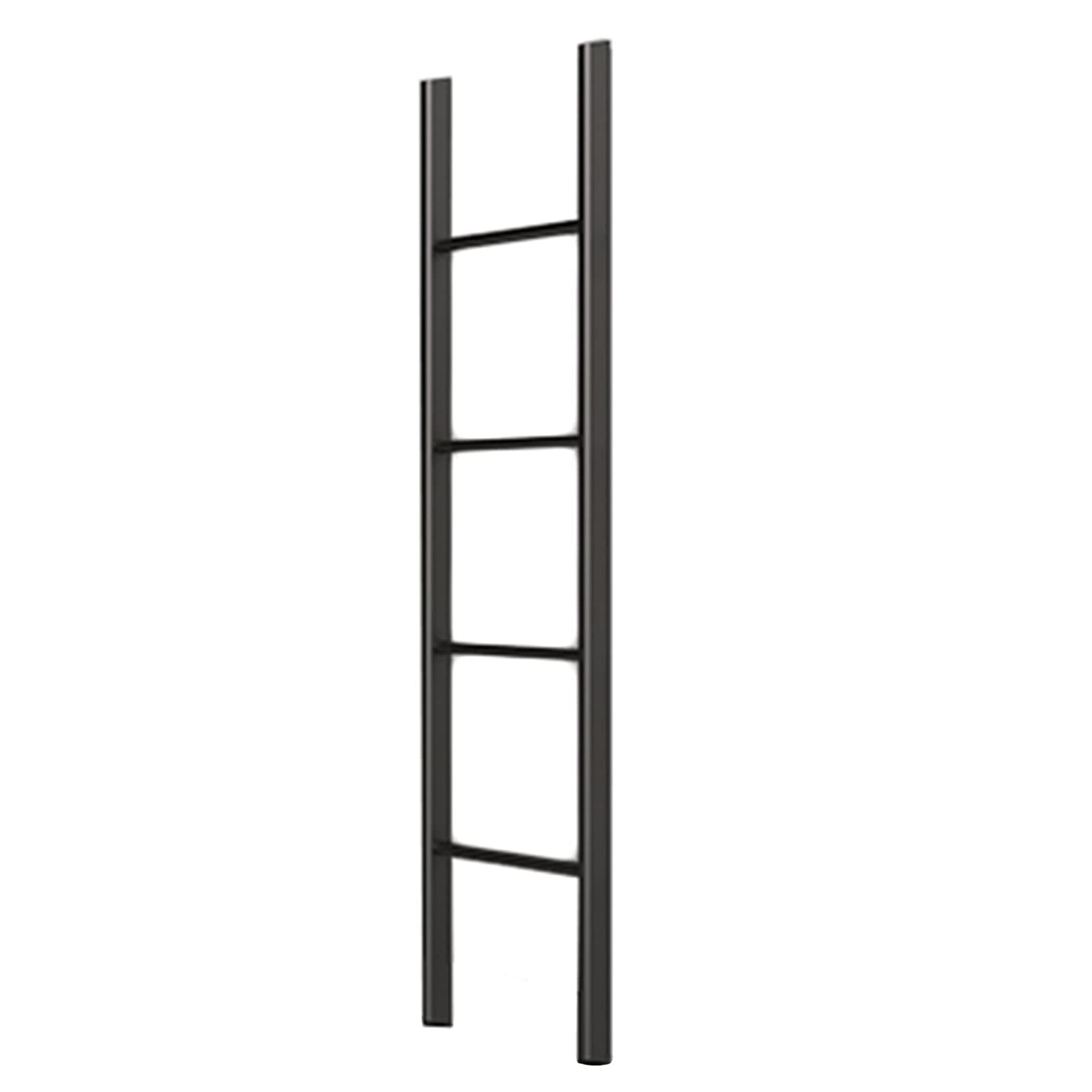 Échelle en métal pour lit superposé RV réglable avec crochets et marches larges 4 cm