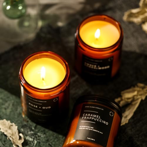 Sense Island SI-P2-AS-1 Amber Sandalwood Scented Candles thumb #4