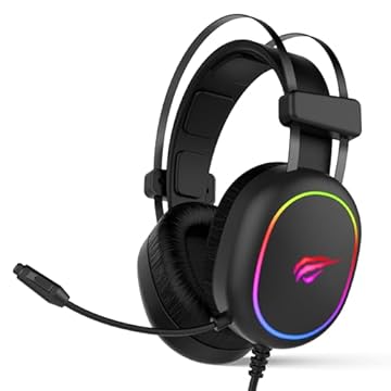 Fone de Ouvido Headphone com Microfone Havit H2016D Gamer RGB Plug 3.5mm