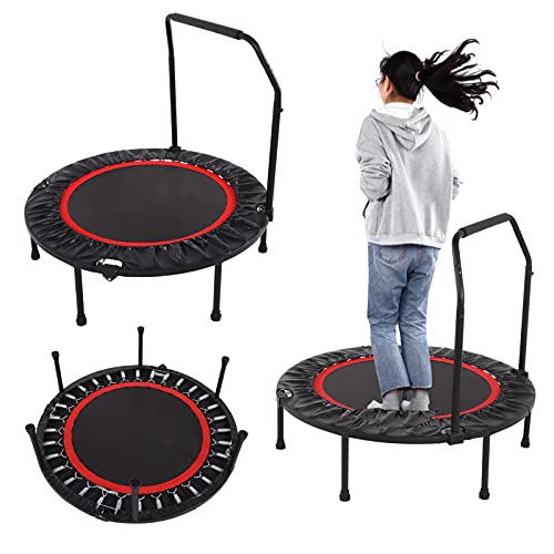 Cocoarm Mini Trampolin, Übung Trampolin Rebounder Stahl und Oxford Tuch Übung Bounce Faltbarer Fitness Rebounder für… – Bild 5