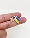 Ukraine Flag Pin, 2 Packs USA Ukrainian Lapel Pin, Ukraine & US Crossed Double Flag Lapel Pins, I Stand with Ukraine Butterfly Style Button Pin Ship from USA (2 Packs)