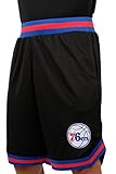 Ultra Game NBA Philadelphia 76ers Mens Woven Basketball Shorts, Team Color, X-Large