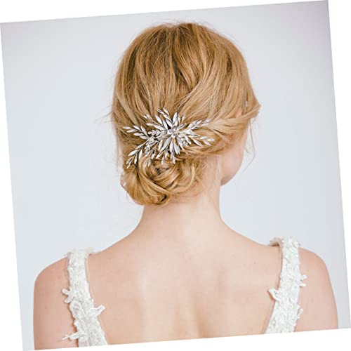 Barrette à cheveux strass pour fixer les coiffures de mariage Baluue - 6