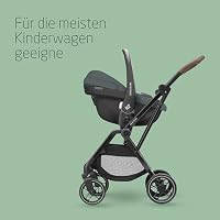 Maxi-Cosi Pebble S i-Size, Babyschale, 0–15 Monate, 0–13 kg, 40–83 cm, leichter i-Size Kindersitz, Click&Go-Installation, G-CELL Seitenaufprallschutz, Sitzverkleinerer, Tonal Graphite – Ansicht 7