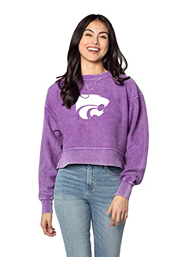 Image of chicka-d NCAA womens Corded Boxy Pullover