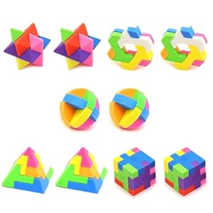 Cerioll Radiergummi Kinder1 Puzzle Radiergummi 10 Stück