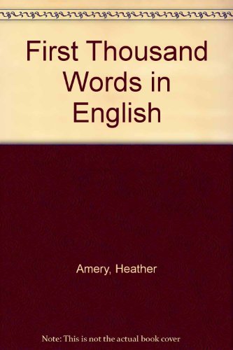 First Thousand Words in English