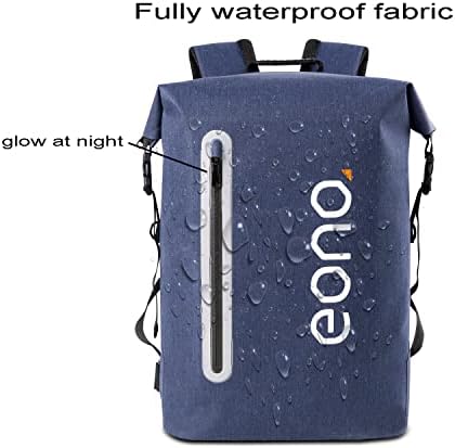 Amazon Brand  Eono Cycling Rucksack 100% Waterproof Dry Bag,Bike Backpack Casual Daypack Bag 15.6 Inch Laptop Bag for Travel, School, outdoor,Business