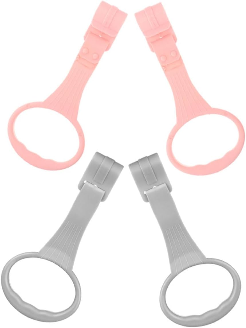 HANABASS 4pcs Portable Boy Girl Safety for Crib Walking Assistance Lightweight Hanging Gym Toys for Playpen Support for Growing Boy Girl