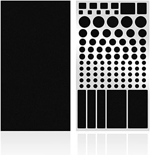 FLANCCI LED Light Dimming Stickers, Adhesive Light Filters for Reducing Bright LED Lights, Sleep-Friendly Light Softening Sheets (2 Sheets)