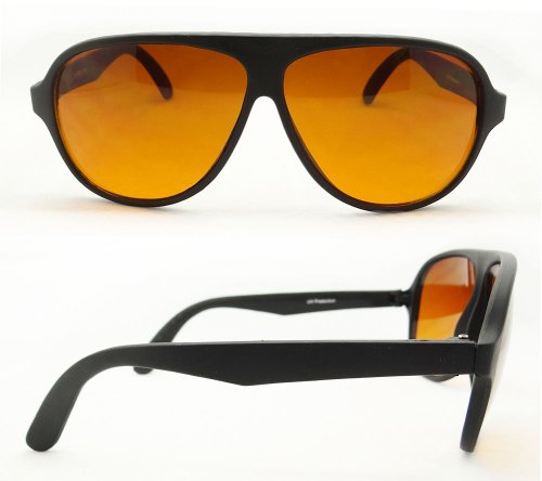 proSPORT Aviator Blue Blocking Sunglasses Classic Light-weight Plastic Teardrop Frame2