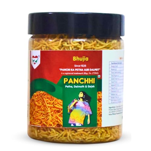 Image of PANCHI KA PETHA AUR DALMUT Bhujia Namkeen 200g (Pack of 1) - Spicy & Crunchy Indian Snack | Traditional Recipe | Perfect for Tea-Time & Parties | Tasty & Flavorful