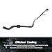 GOLACOD Turbo Coolant Hose Return 667-608 06J121492C Compatible with VW CC Golf Jetta Passat AUDI A3 S3 Q3 TT 2008-2018 1.8T 2.0T Turbocharger Coolant Water Pipe