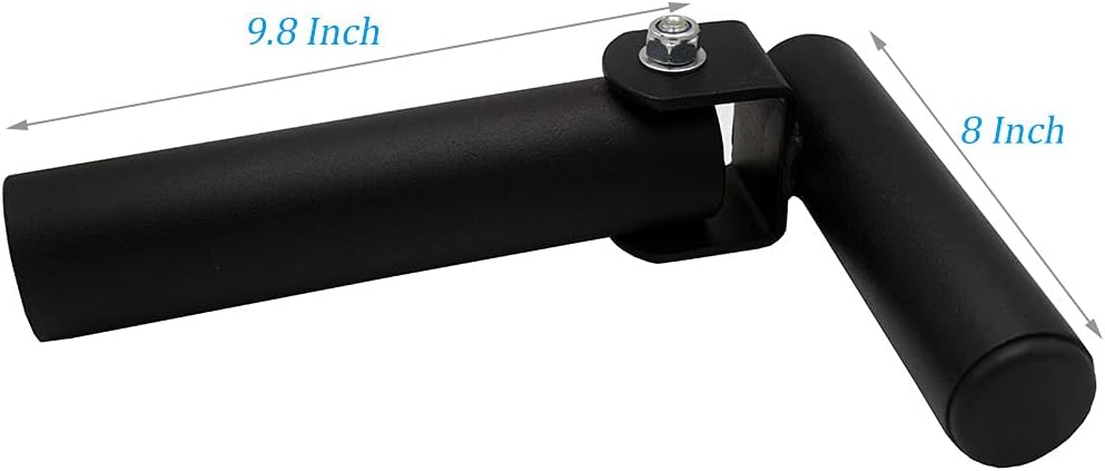 T-Bar Row Platform Attachment, Landmine Push and Press Handle, Arm Landmine, Bent Row, Jerk, Barbell Plate Post Insert 360 Degree Fits 2 Inch Barbell Bars Rotational Exercises