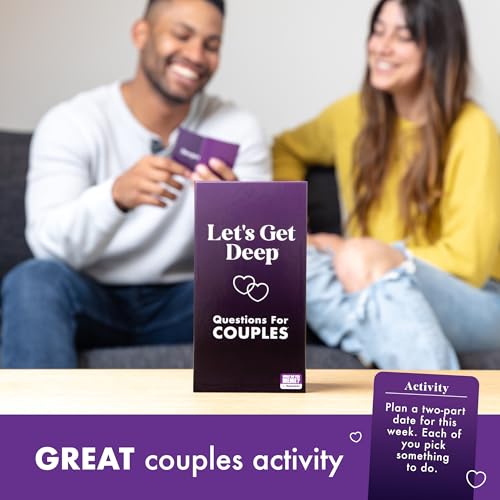 Let's Get Deep by Relatable, A Question Card Game for Couples, Great for Date Night Ideas, Couples Gifts, Wedding Gifts, and Long Distance Relationship Gifts, Includes 300 Cards to Build Up Intimacy - Image 4