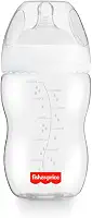 Mamadeira First Moments Clássica Neutra 330ml +4 meses Fisher Price - BB1026