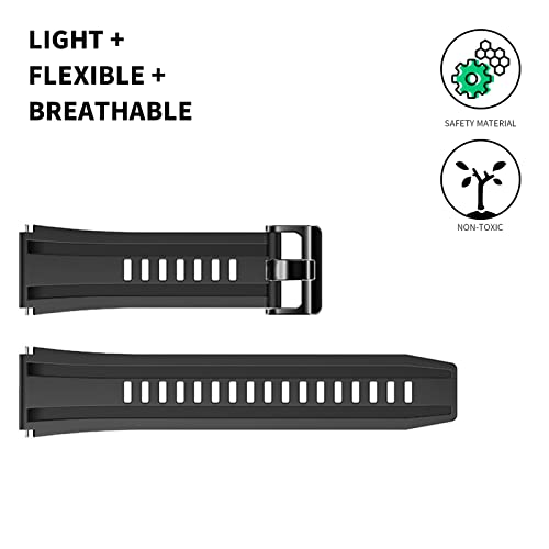 FunBand kompatibel mit HUAWEI Watch Ultimate/Huawei Watch Gt 2, 22mm Magnetisches Armband weiches Textur Silikon Ersatzarmband ist f&uuml;r Garmin Venu 2/Garmin Vivoactive 4/Garmin Fenix 5 Smart Watch