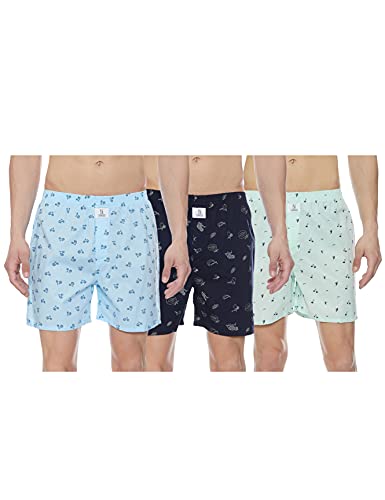 Image of Longies Men's Cotton Printed Regular Boxer Shorts