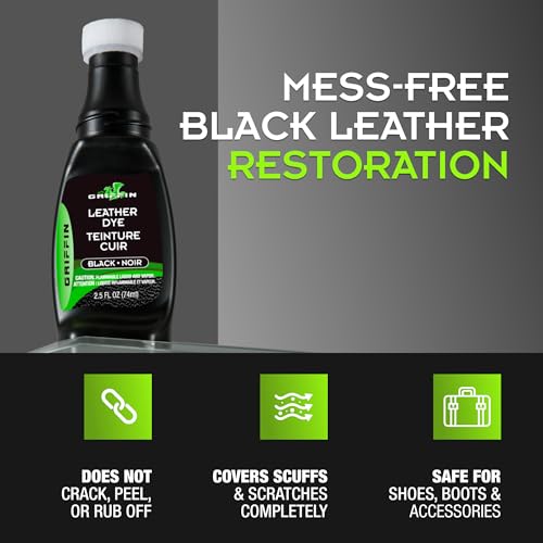 Griffin Black Leather Dye