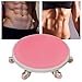 Menolana Roller Wheel Ab Exercise Disc Quiet Ergonomic Men Women Compact Training Abdominal Roller Wheel for Sports Workout Fitness, Pink