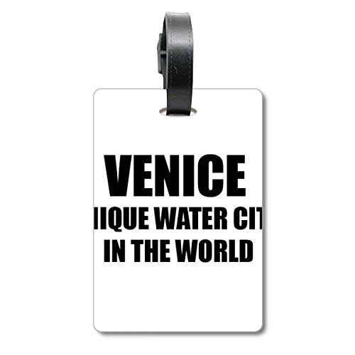 Étiquette pour valise bagage voyage Venise porte adresse